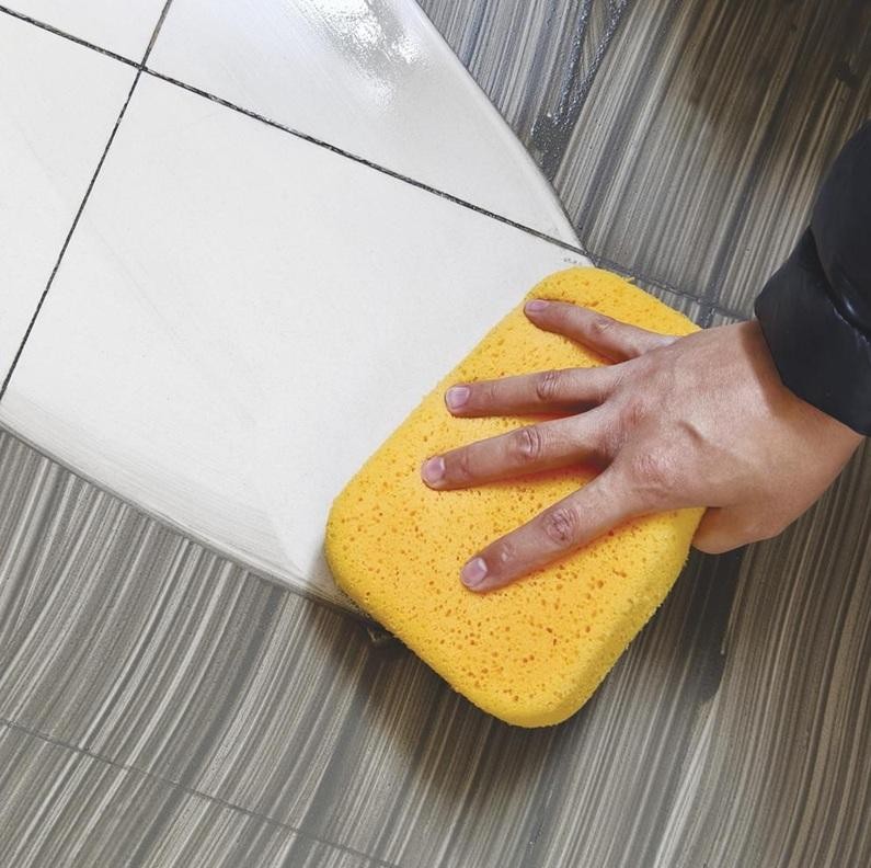 3 Pack Tile Grout Sponge 7-1/2″ x 5-1/4″ x 2″ Professional Heavy Duty