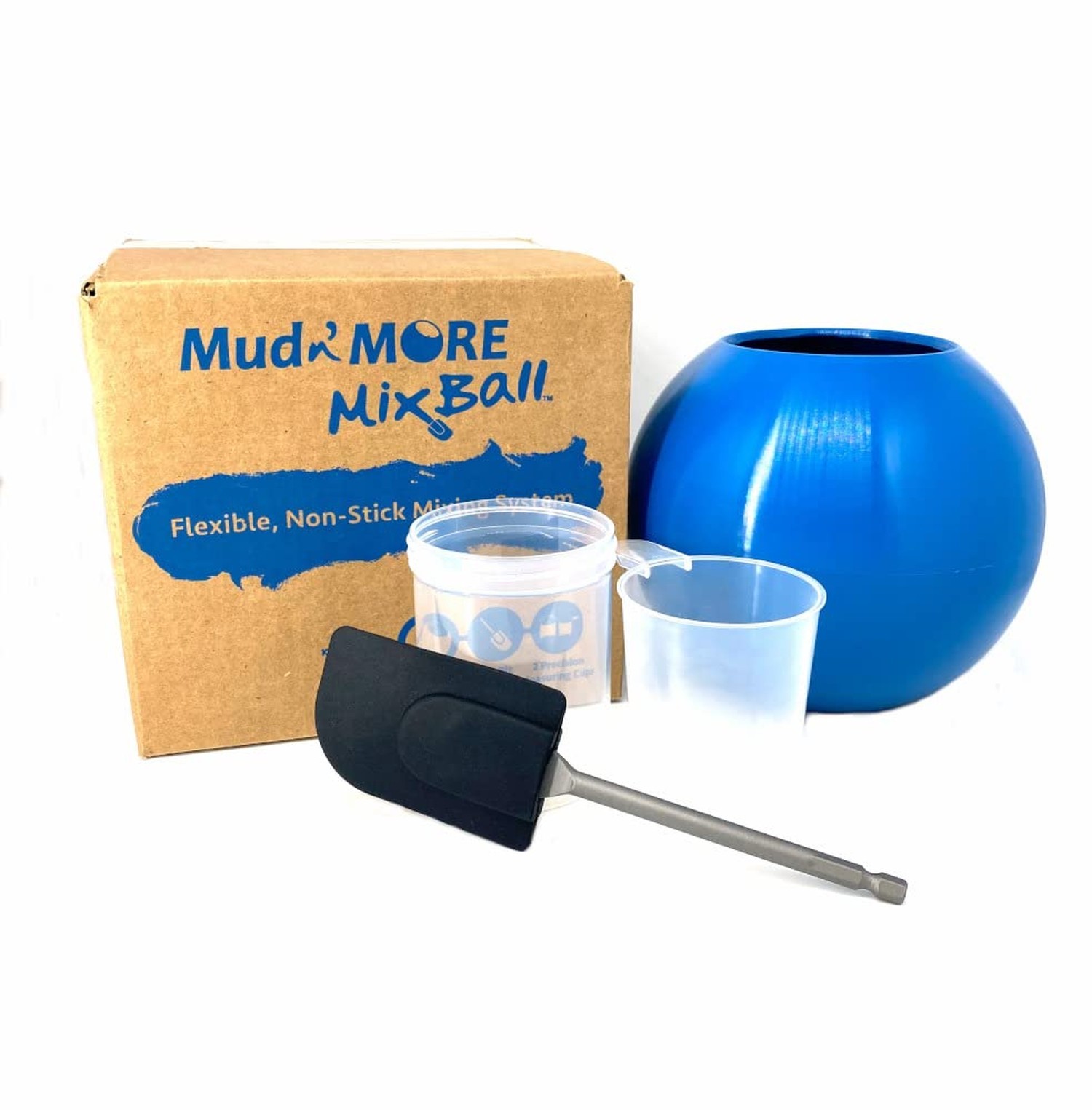 Mud n’ More MixBall – Mixes Quick-Setting Drywall Mud, Paint, Grout,