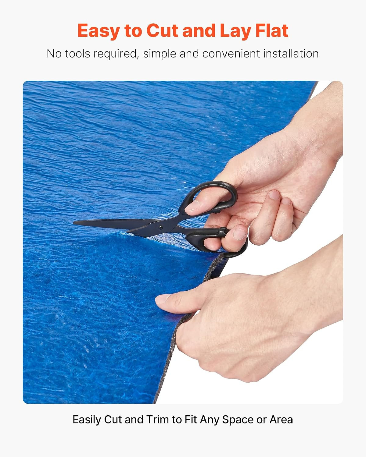Floor Underlayment 100 Sq. Ft/Roll, 3 Mm Thick Laminate Flooring Padding with At