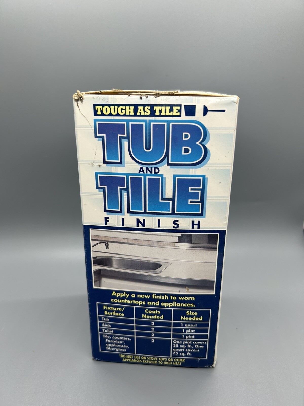 Tough As Tile Tub & Tile Finish 760 Gleaming White New in Box USA