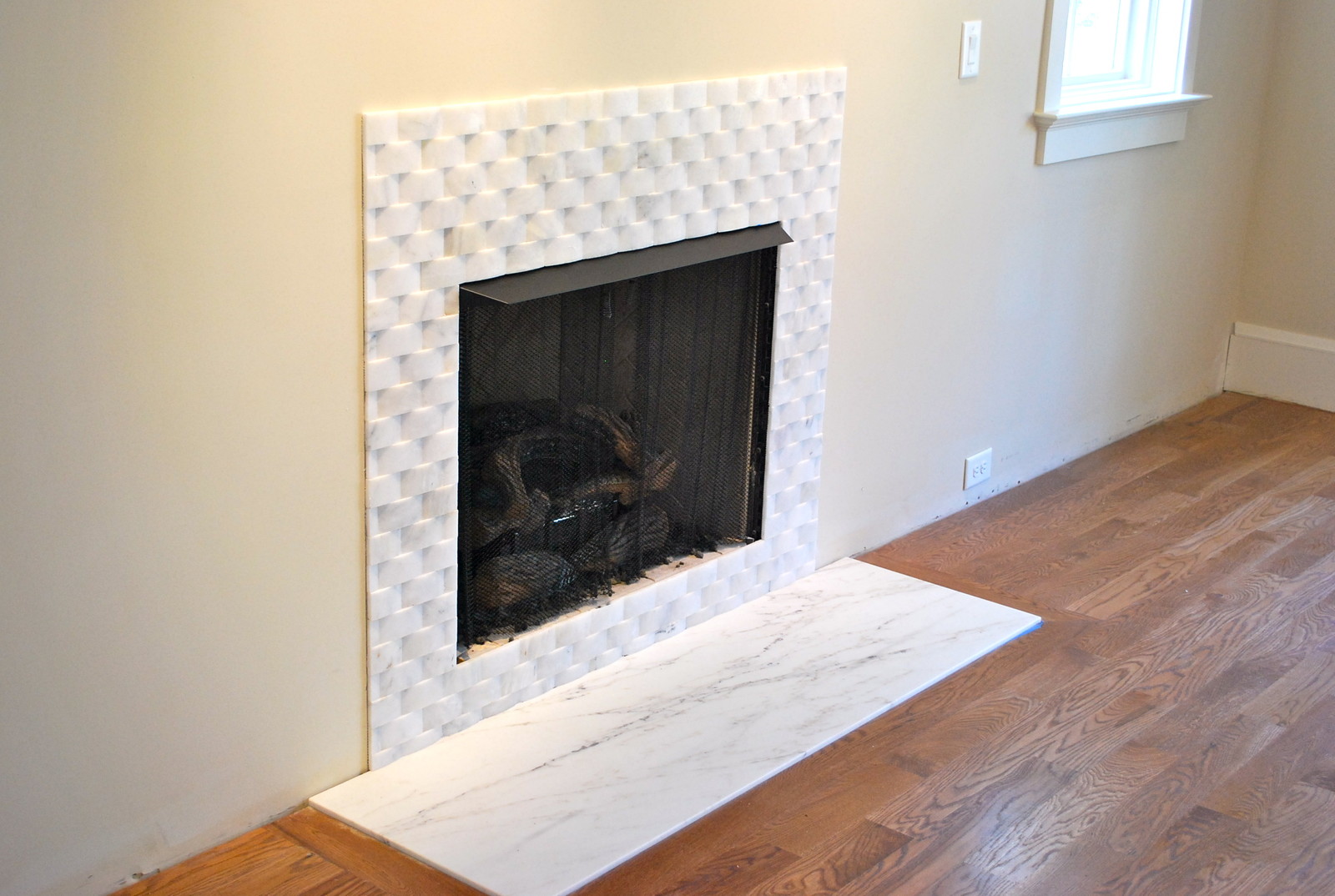 Carrara 2X4 Wavy Honed Marble Mosaic Wall Backsplash Tile Kitchen Bath Fireplace