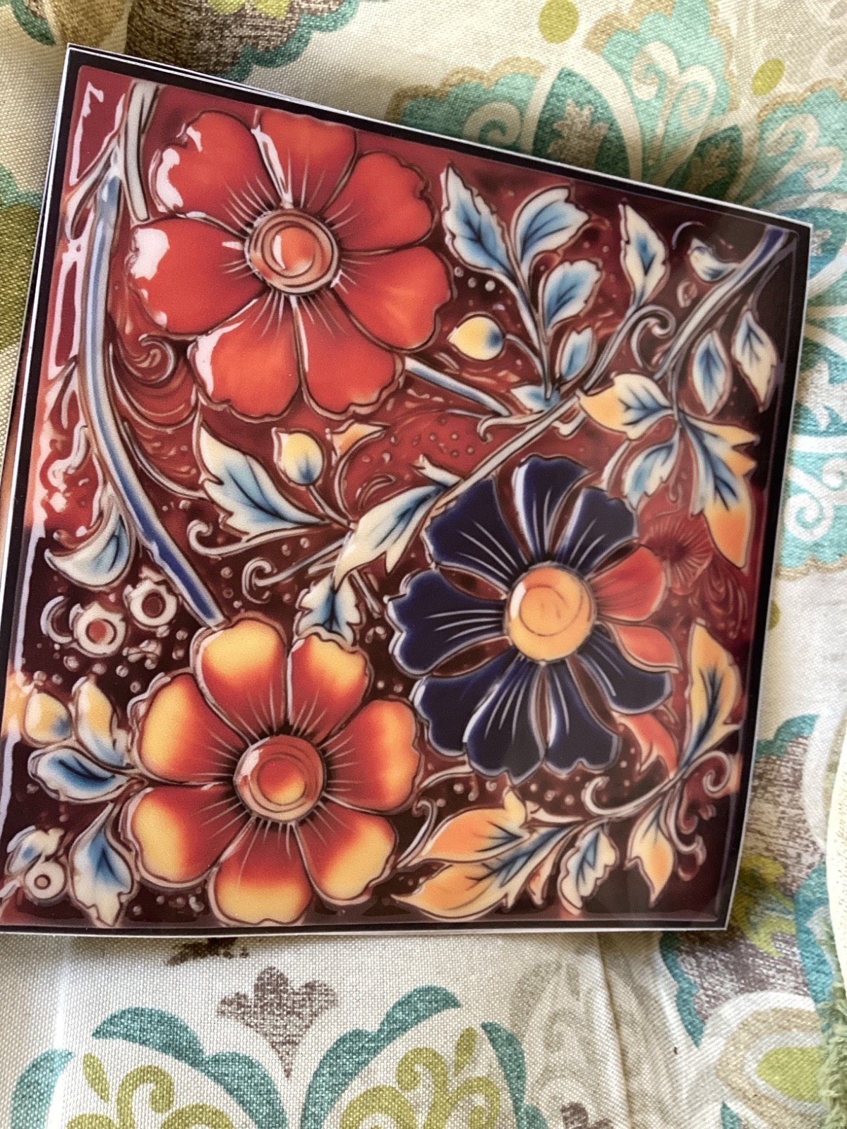 8″ X 8″ Mosaic Peel And Stick Removable Tiles lot of 10