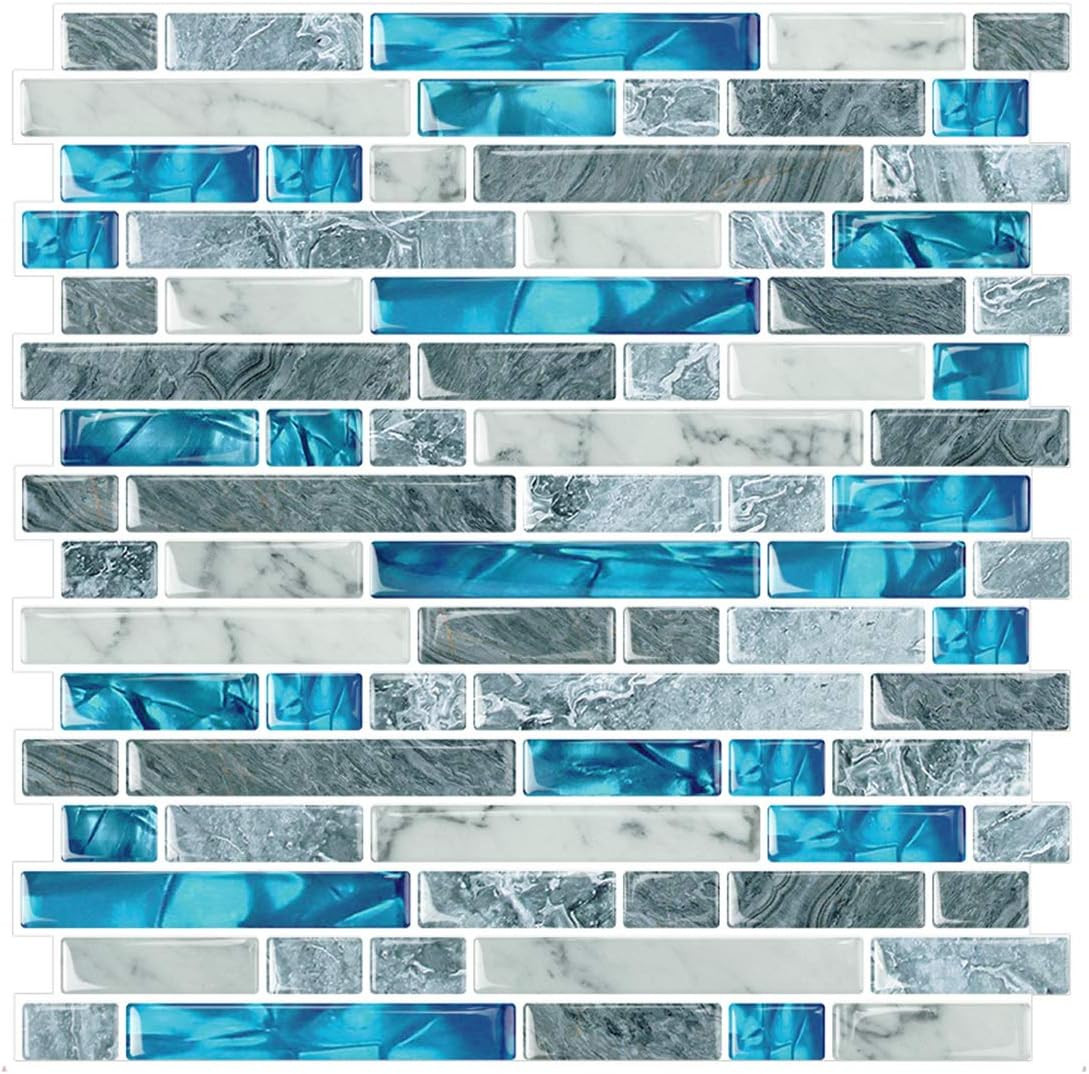Thicker Design Peel and Stick, Self Adhesive Stick on Tile Backsplash for Kitche