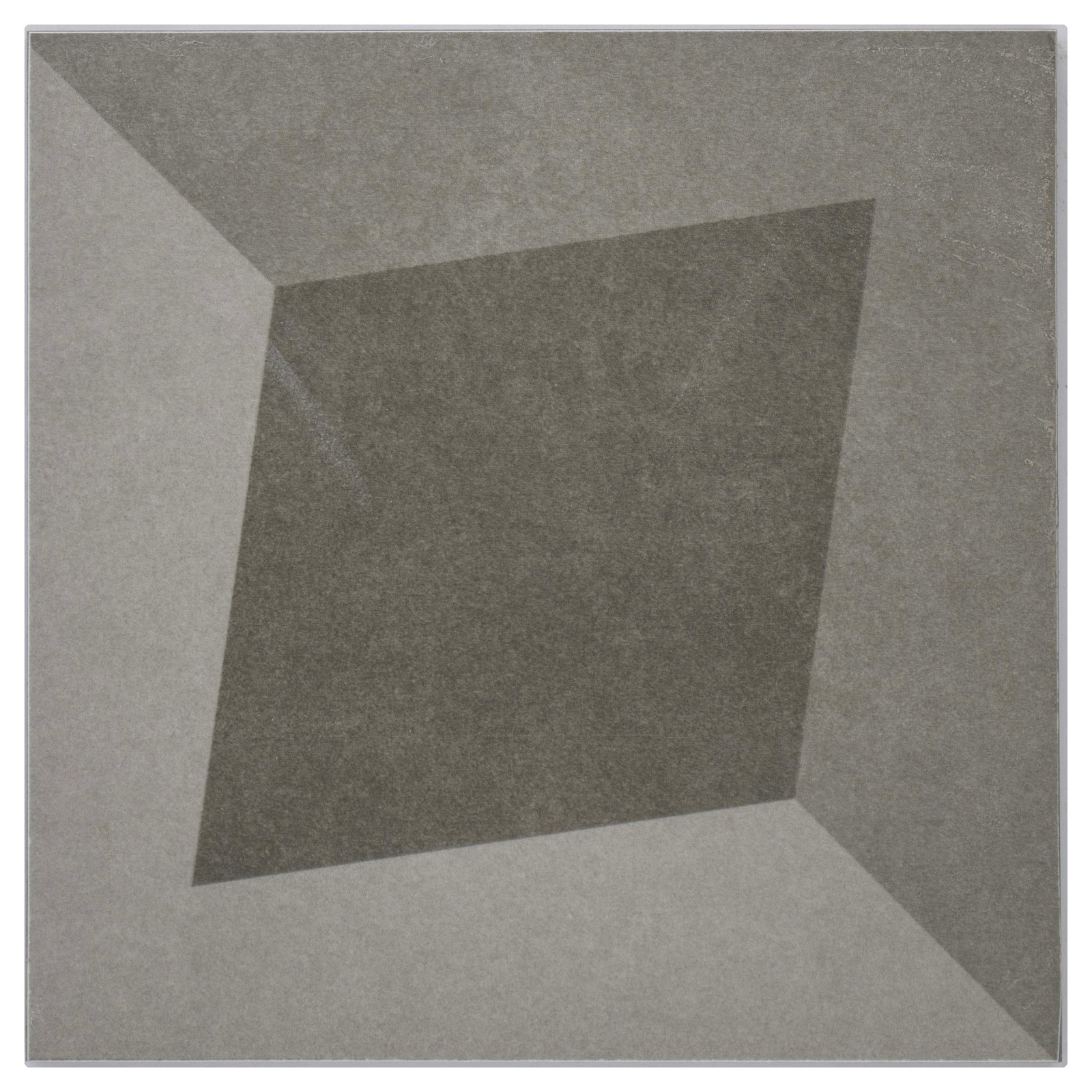 Cruz Bay Studio MKT61127 Shadows – 8″ x 8″ Encaustic Floor and – Grey