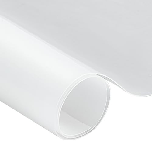 14.88×12.4inch Ultra Thin Silicone Rubber Sheet, 0.5mm Thick Waterproof