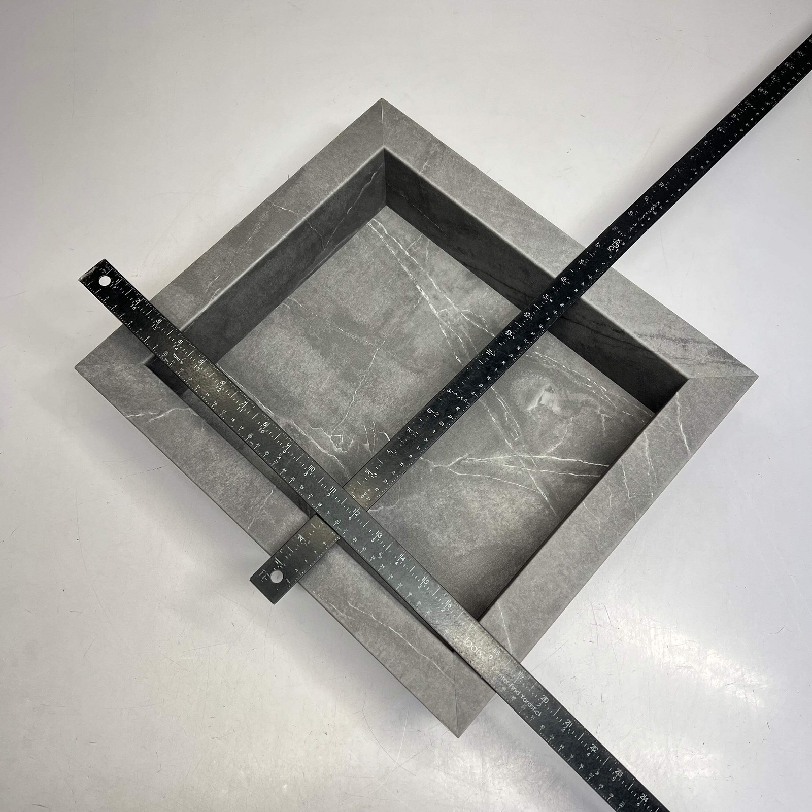 PALISADE Shower Niche Cracked Slate Horizonal/Vertical 12″x14″x3.5″ Grey 53|618