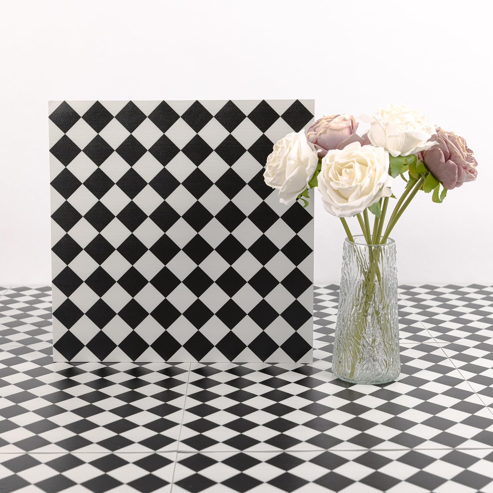 Peel and Stick Floor Tile: 30pc 11.8 * 11.8in Self-Adhesive Waterproof Vinyl …
