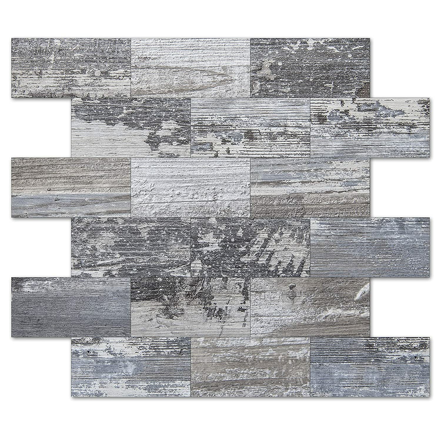 Art3d Peel and Stick Backsplash Wall Tile for Kitchen Bathroom,12″x12″