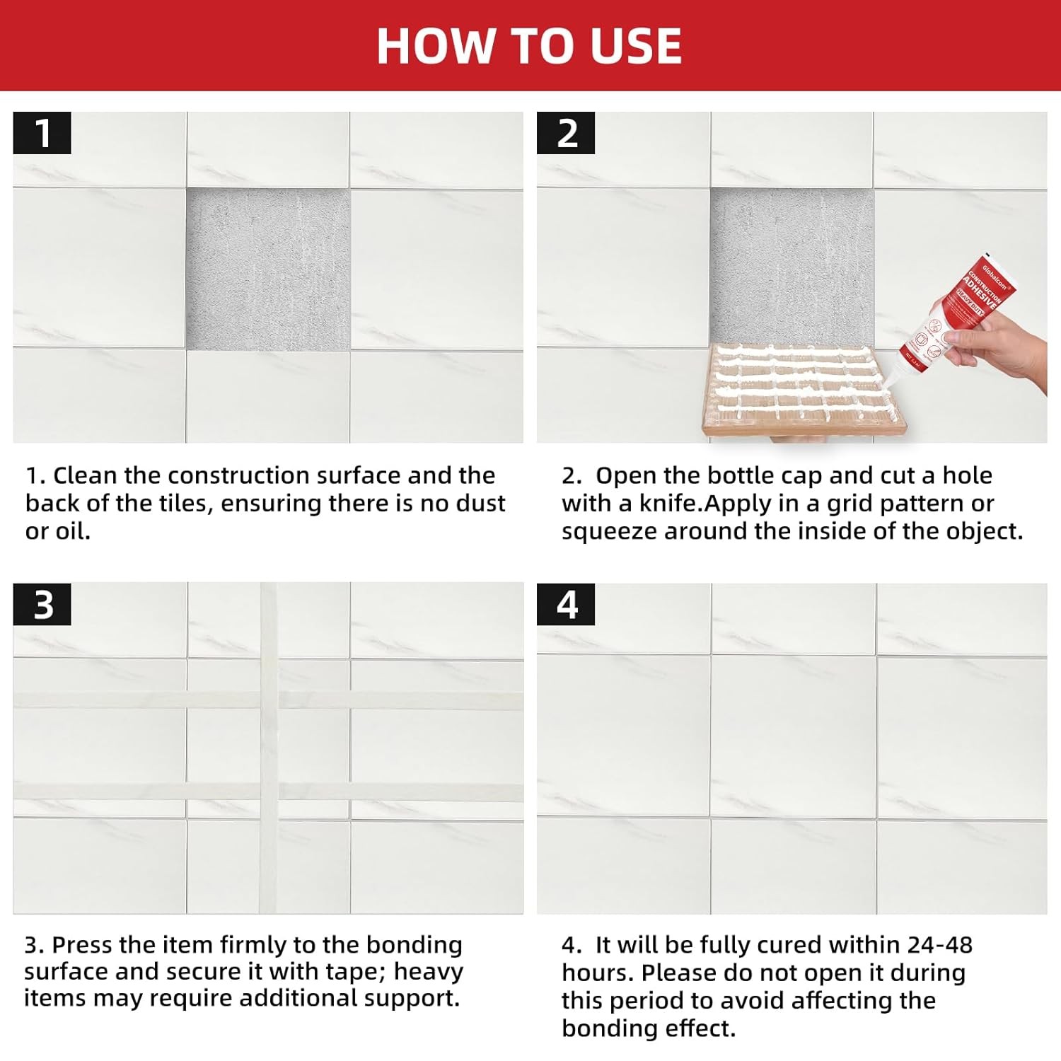 Construction Adhesive Heavy Duty Waterproof Glue for Tile Stone Wood Floor