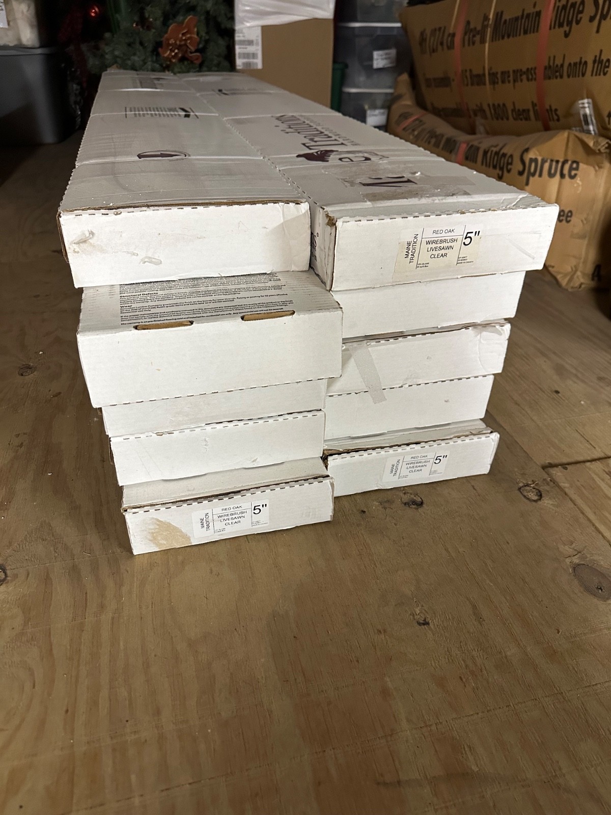Hardwood Flooring Maine Traditions Prefinished 3/4” Solid Live Sawn Red Oak 5” W