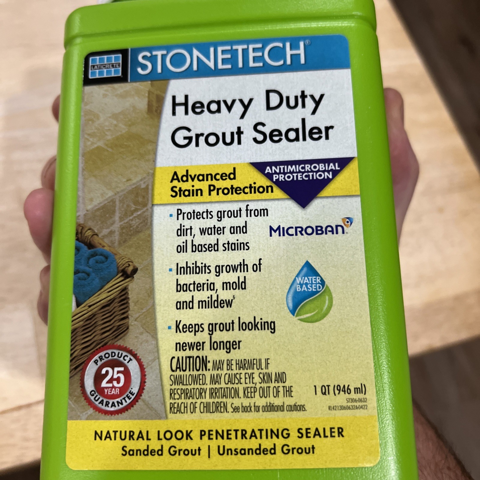 STONETECH Heavy Duty Grout Sealer 1 Quart New Never Opened Natural Look Sealer