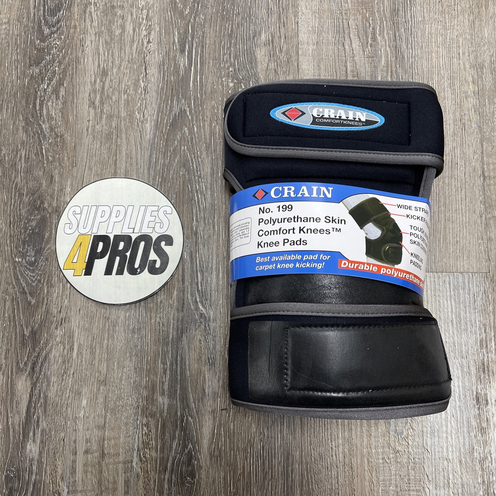 NEW – Crain 199 Polyurethane Skin Comfort Knees Flooring Kneepads | Pro Tool