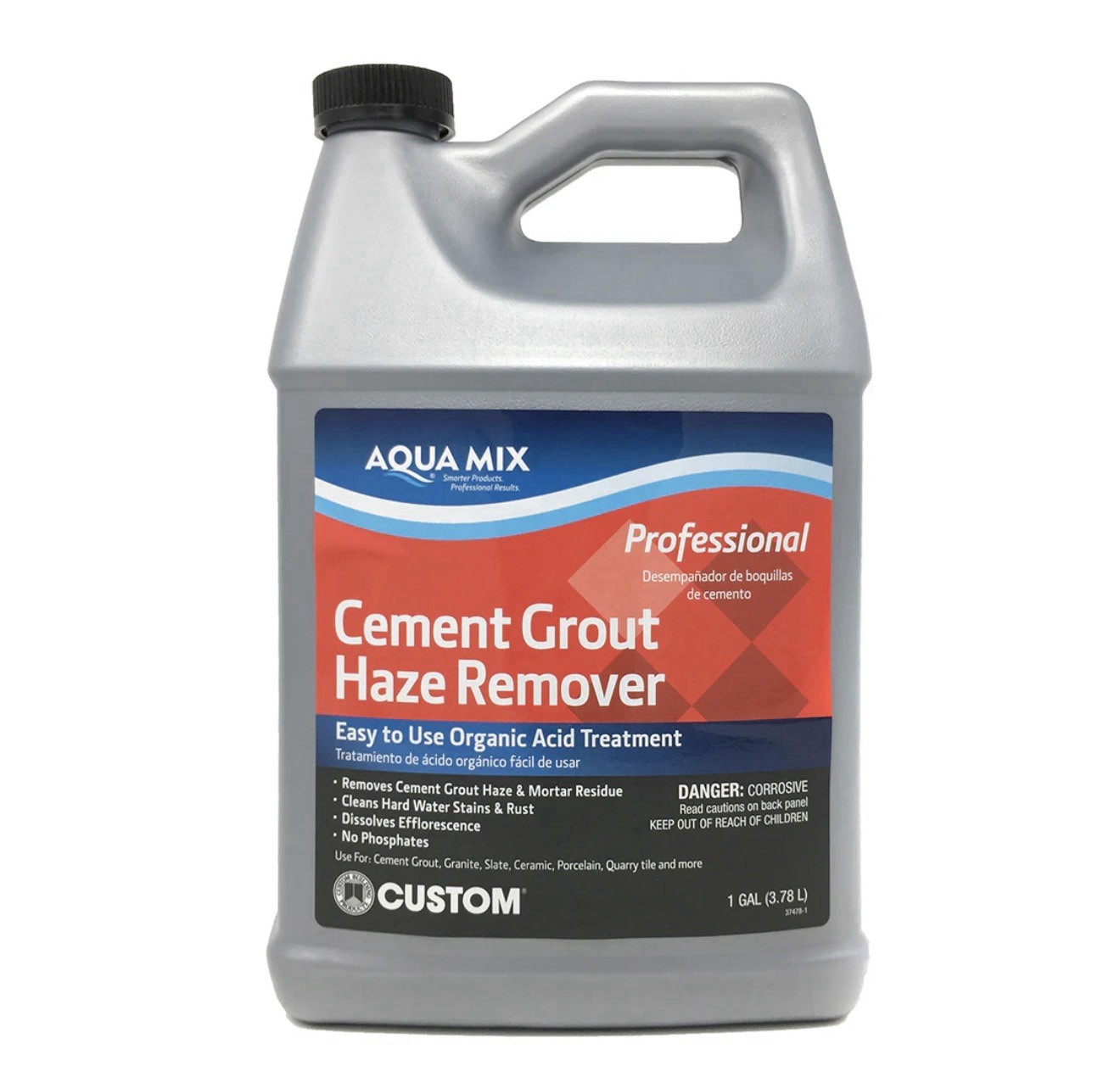 Aqua Mix Cement Grout Haze Remover 1 Gallon Professional Tile & Mortar Cleaner