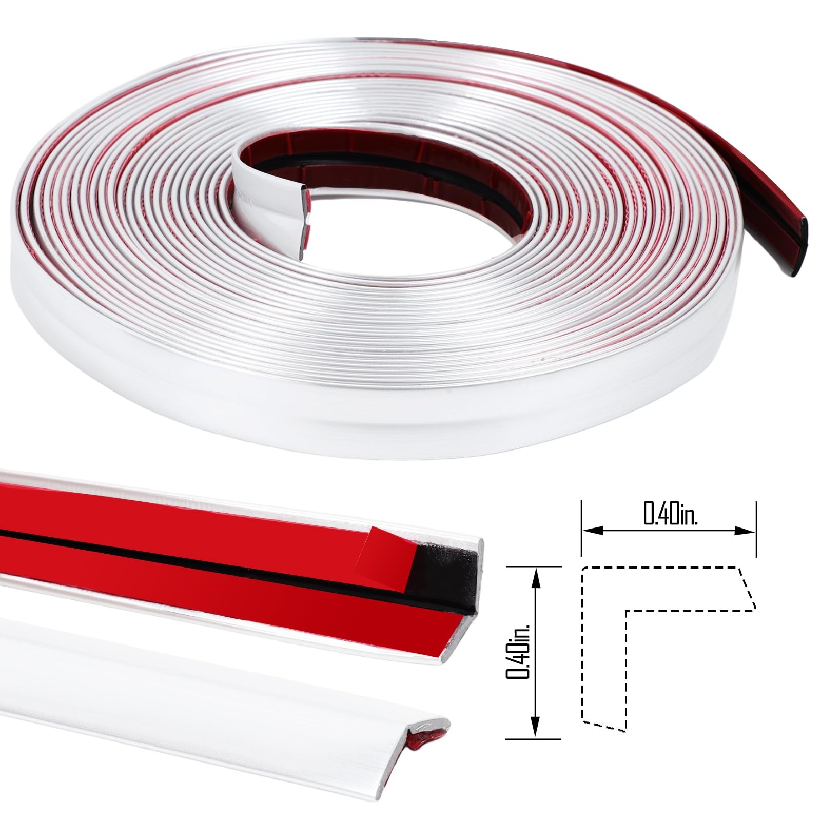 Peel and Stick Wall Trim Molding, 33ft×0.8in Self Adhesive Wall Corner Guard …