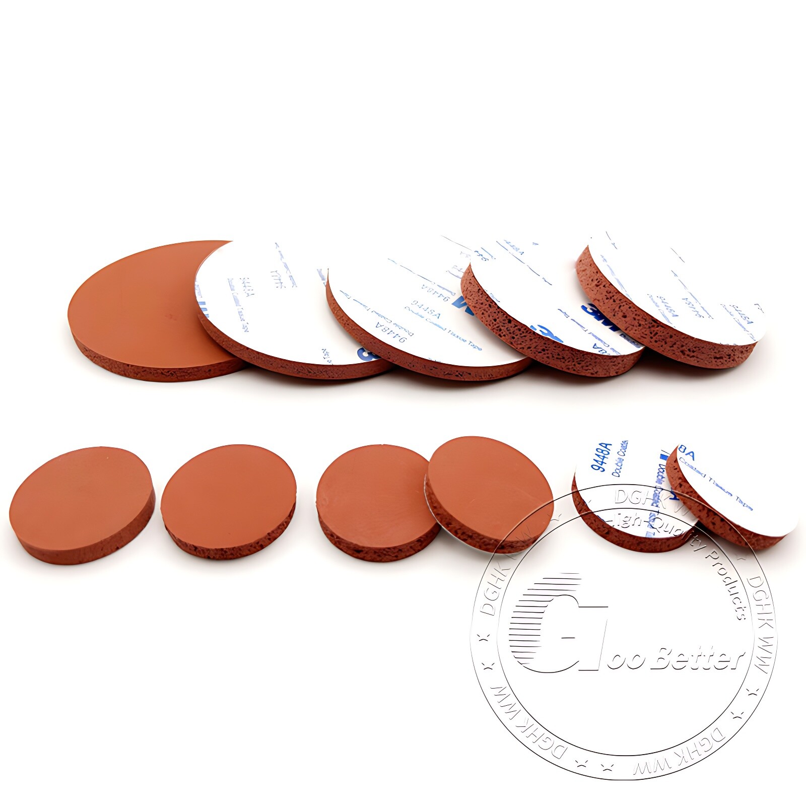 Foam Rubber Pads Floor Protection Sticky Back Self Adhesive Furniture Feet