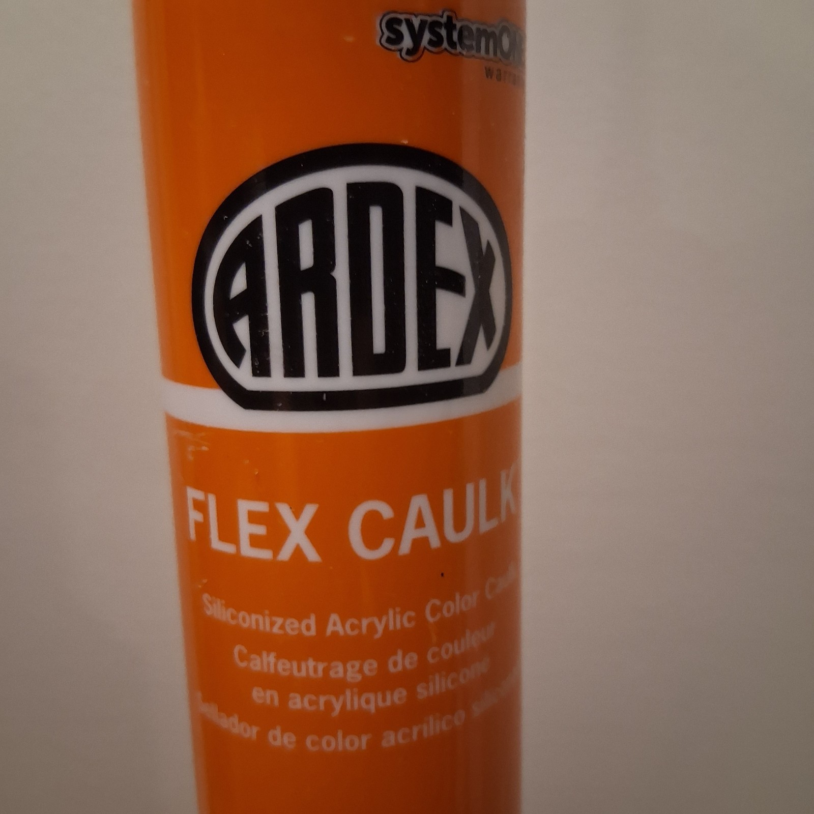 ARDEX FLEX CAULK Siliconized Acrylic COLOR Caulk BRILLIANT WHITE