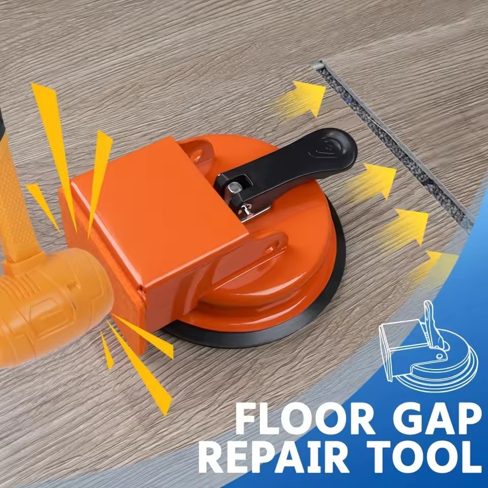 Floor Gap Fixer Tool with Suction Cup for Hardwood-Laminate and Vinyl Flooring