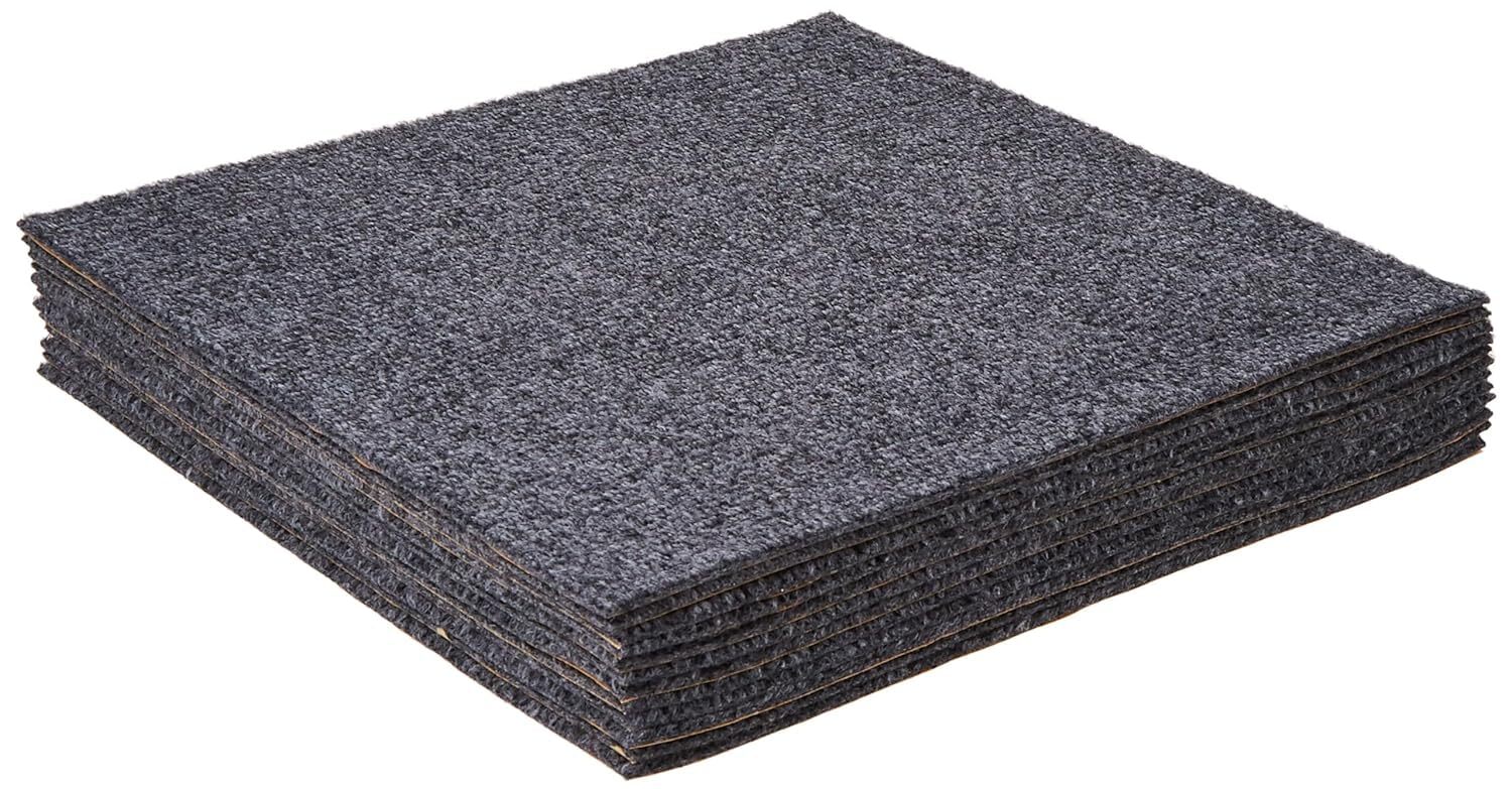 Nexus 12 Pack Self Adhesive Carpet Tiles Easy Peel and Stick Home Decor 12×12