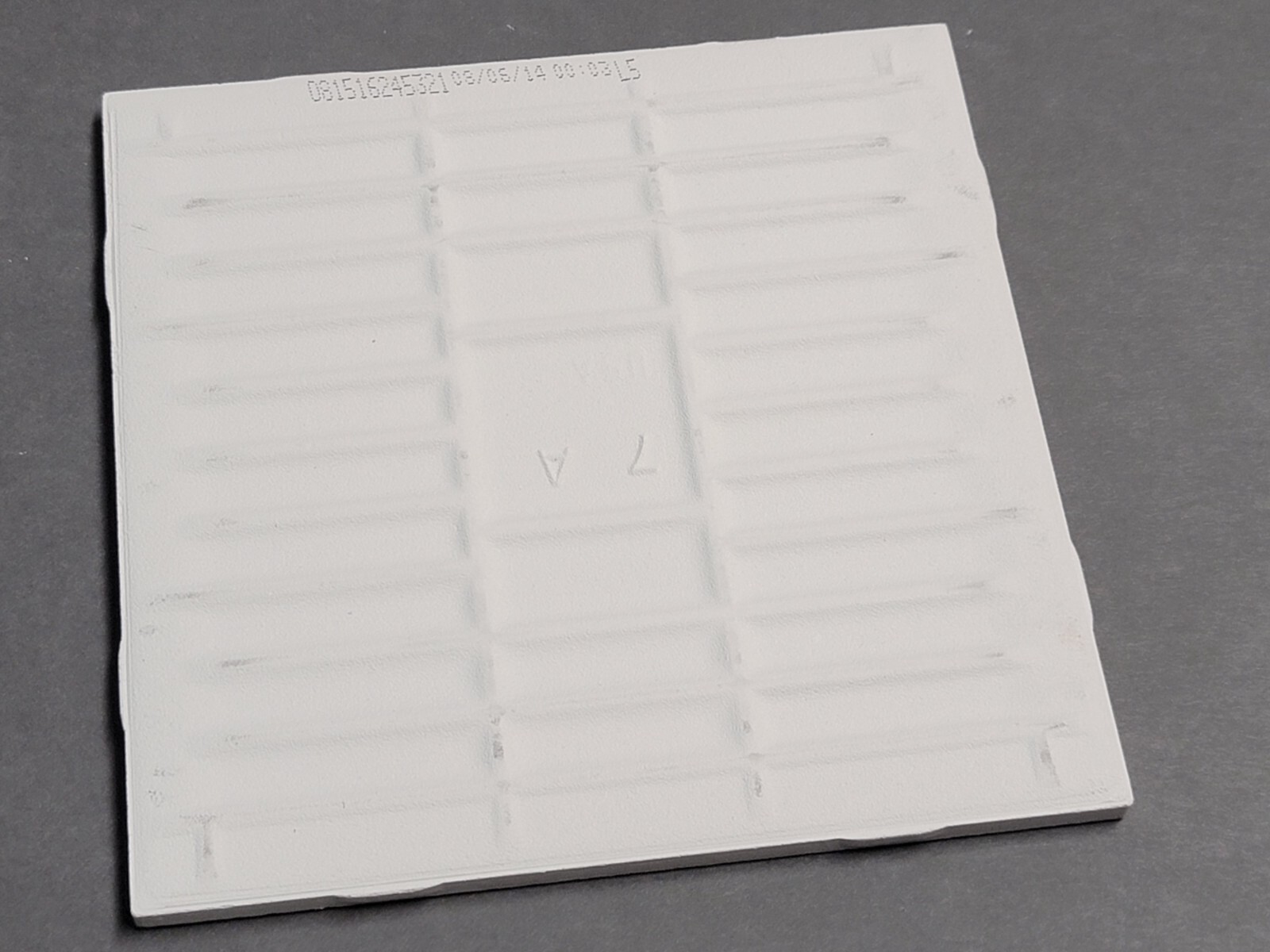 Lot of 6 AMERICAN OLEAN 6″ x 6″ Ceramic Tiles – Glossy White Biscuit NOS