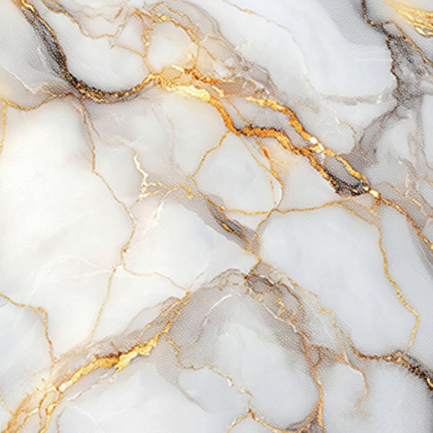 10PCS 12×12 Gold Vein Marble Peel and Stick Vinyl Floor Tiles