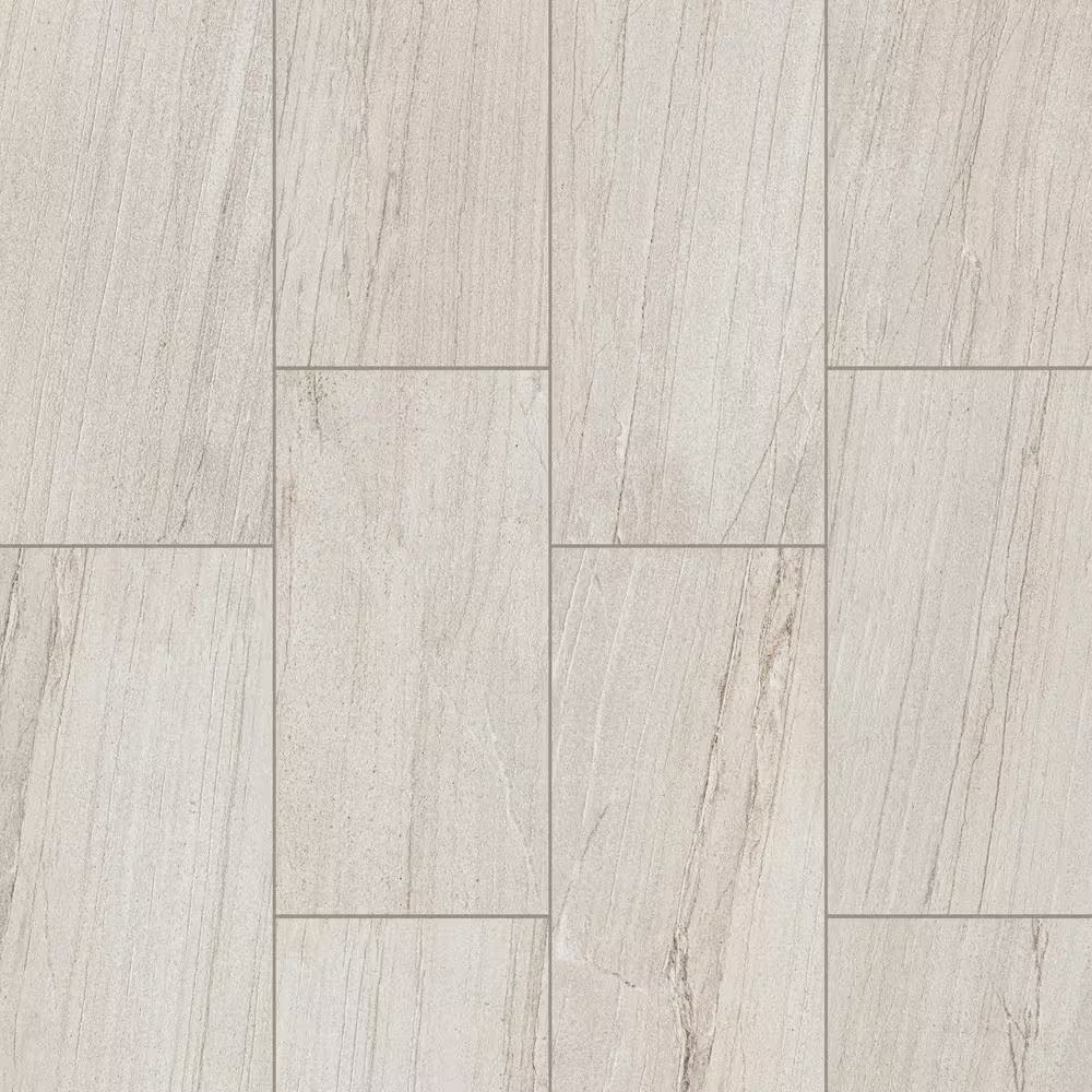 Malvera Cream 12 In. X 24 In. Lapato Porcelain Travertine Look Floor and Wall Ti