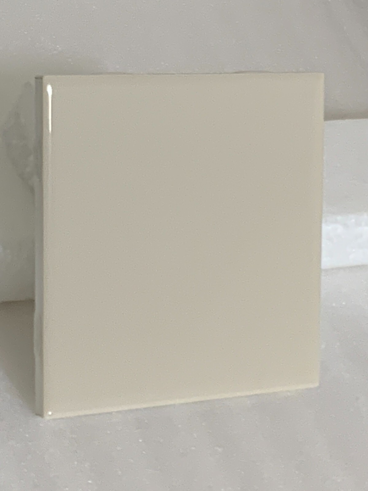 Vintage New Daltile Ceramic 4 1/4″ x 4 1/4″ Almond #K165 Gloss *10 pcs*