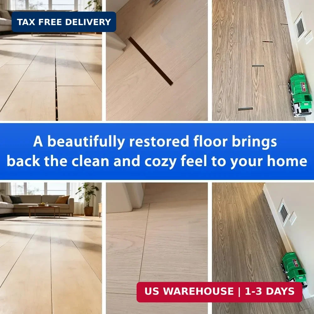 2PK Heavy Duty Floor Gap Fixer Tool with 45° Striking Surface & Strong Suction C