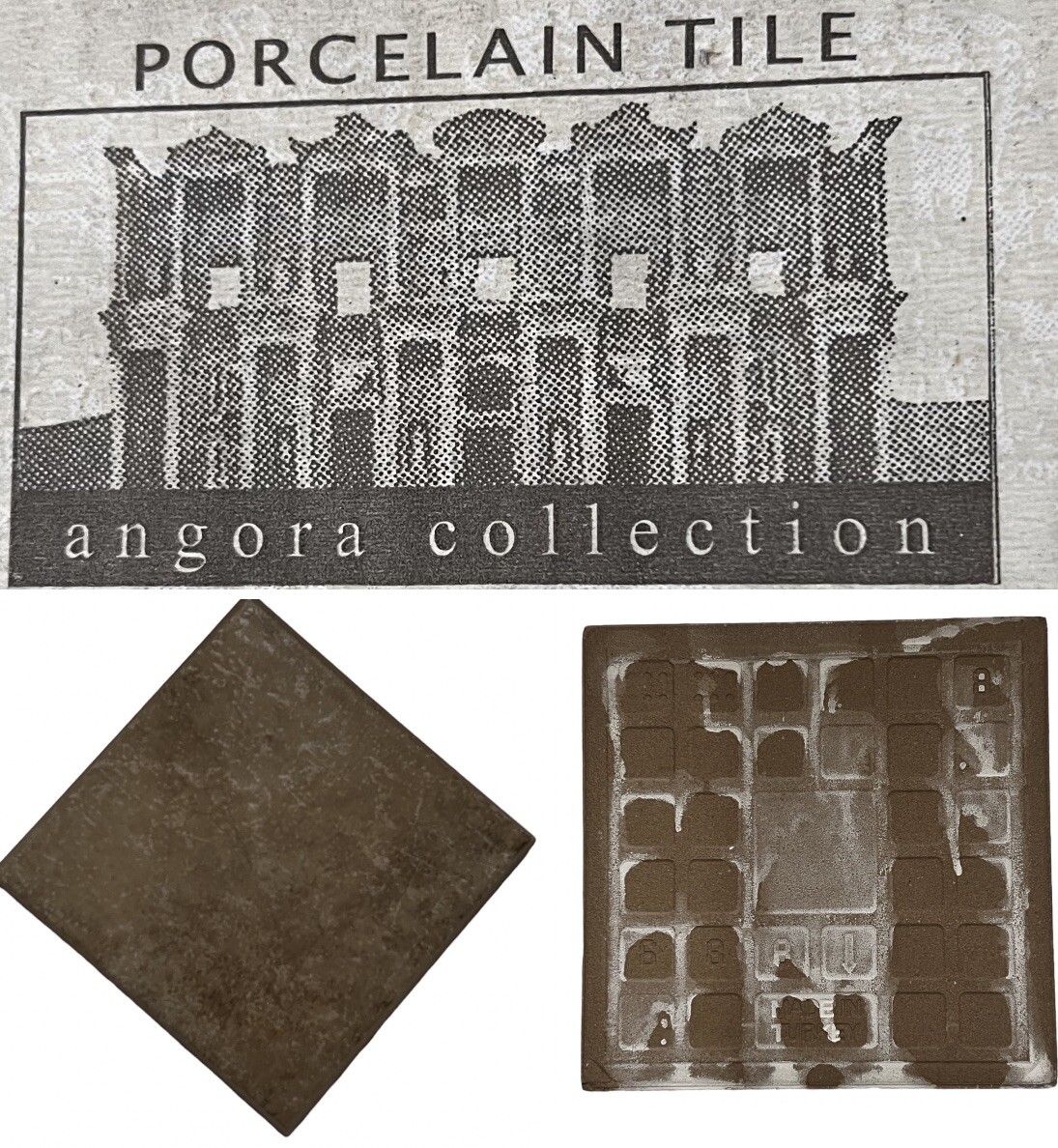 CASE of 50! Anatolia Satori Angora Collection 4×4 Pierre Walnut Porcelain Tile