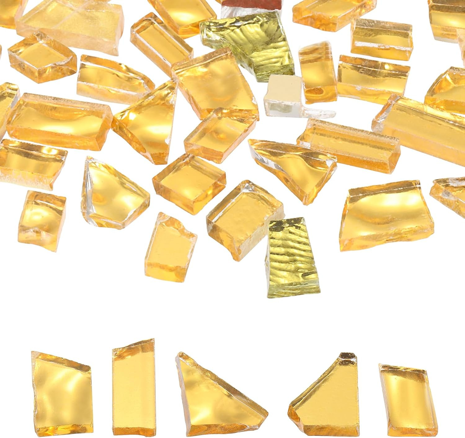 Irregular Glass Mosaic Tiles, 300G/0.7LB Irregular Stained Glass