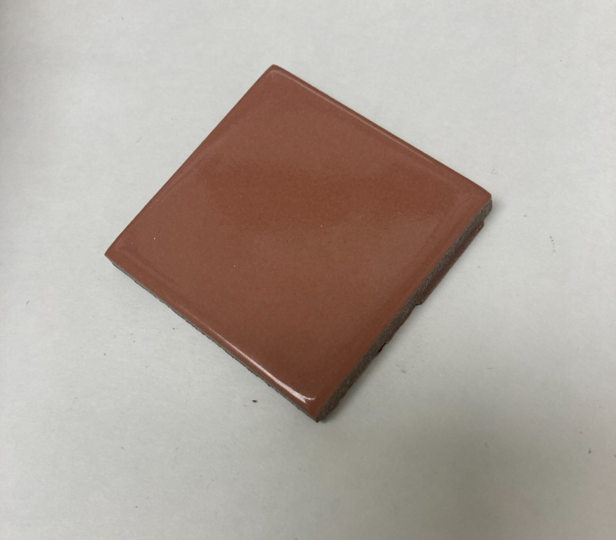 2×2 Tile Glossy Salmon Pink Loose Wall Remodel Ceramic C#598-656 Sample