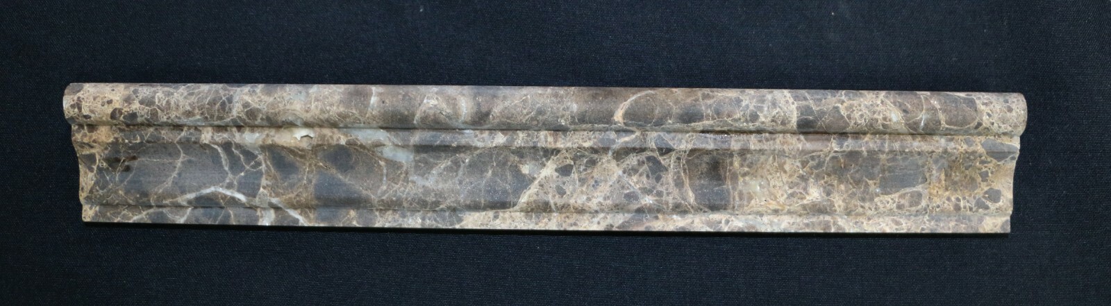 Emperador Dark Marble Chair Rail Wall Natural Stone Bathroom Kitchen 12x1x2 CR-1