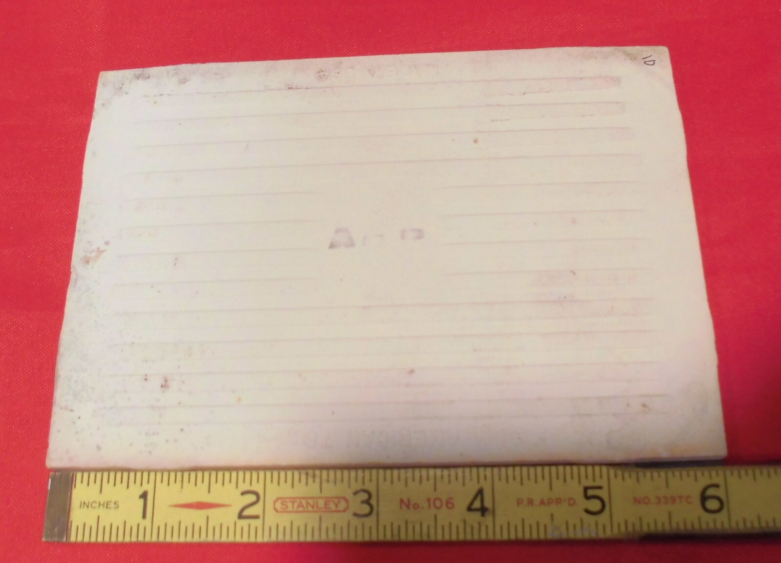1 pc. Vintage *Pink Blush* Glossy Ceramic Tile #23 by American Olean 4-1/4″ X 6″