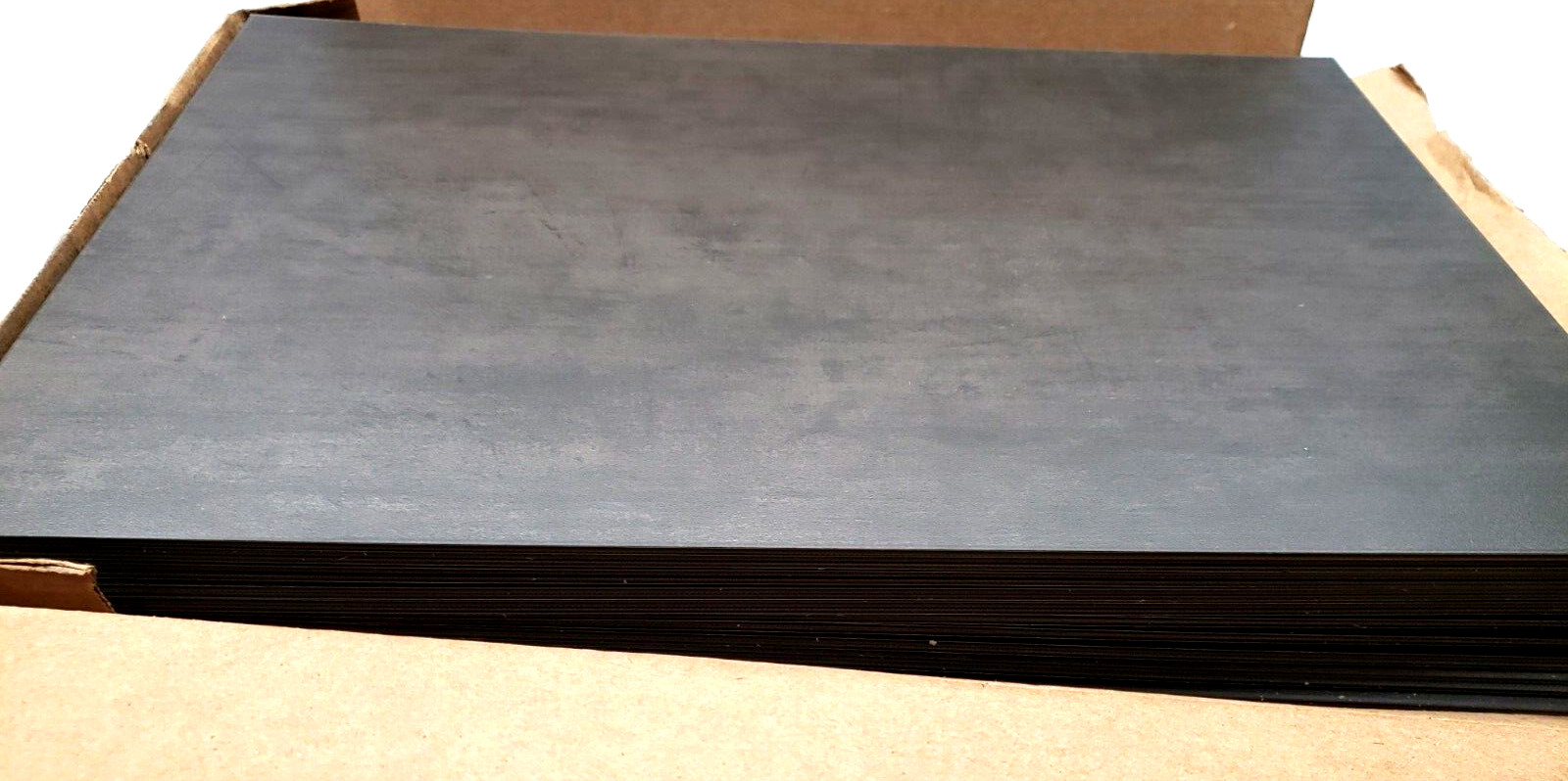 CASE OF 18 MANNINGTON COMERCIAL Spacia Abstract steel 12 x 18, TILE