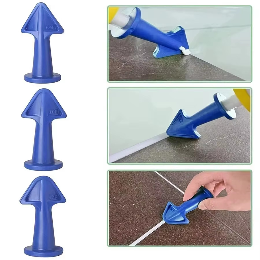 Precision Finishing Manual Grout Applicator Tool Durable Plastic Construction To