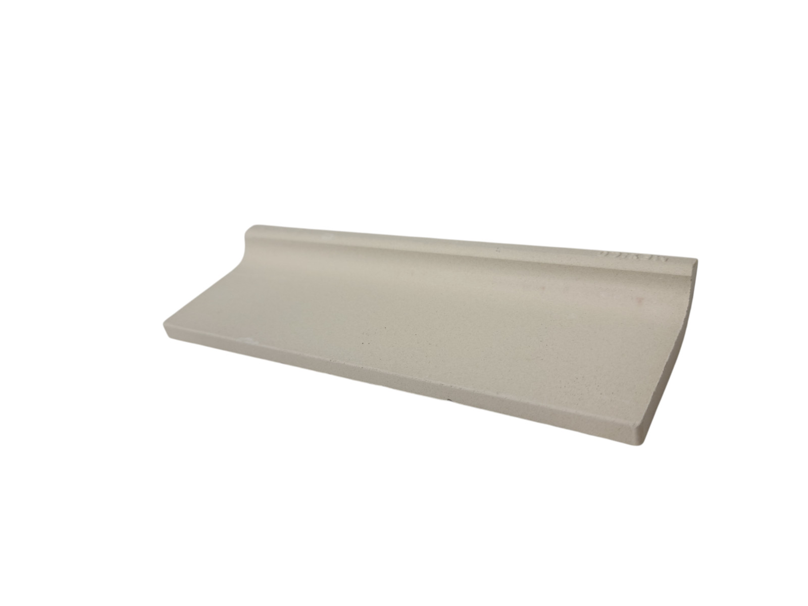 Brown Ceramic Tile Bullnose Mudcap Subway Edge Trim Vintage Mud Cap Curved Edge