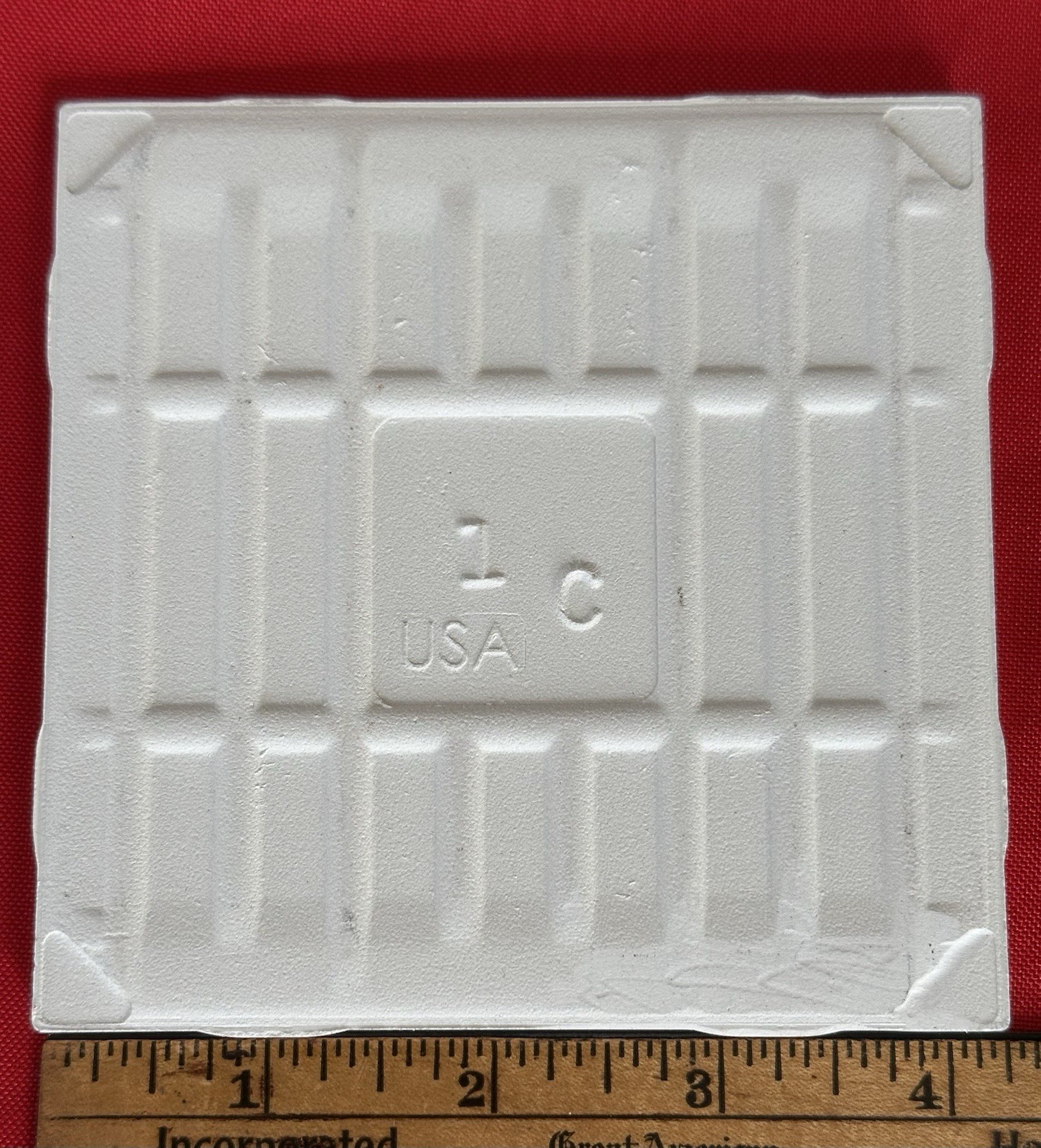 1 pc. Gloss Biscuit: 4-1/4″ Ceramic Tile made by The Daltile Co. NEW STOCK