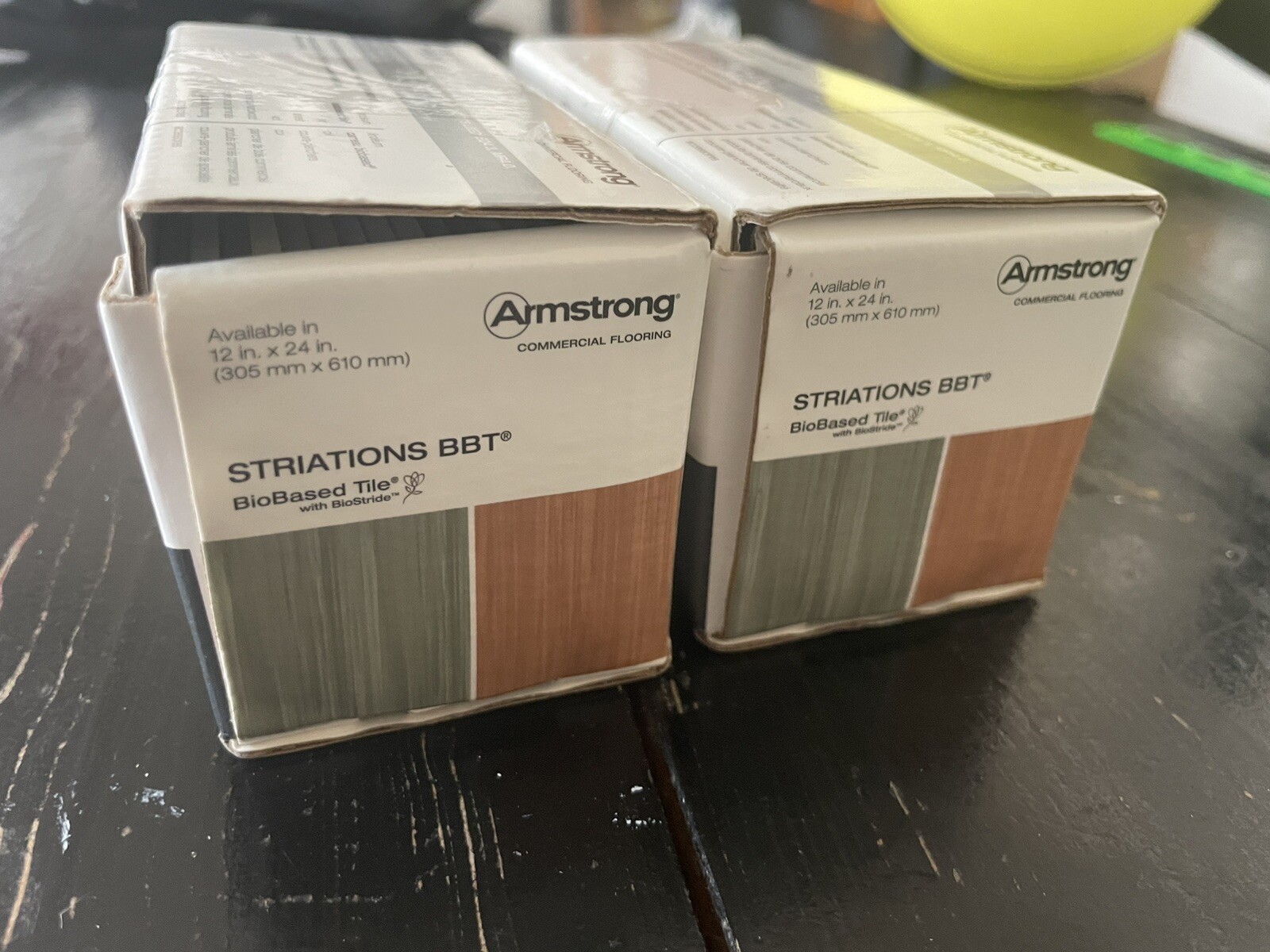 Armstrong Commercial Flooring 2 Biobased Tile Sample Boxes 32 PCs See + Info
