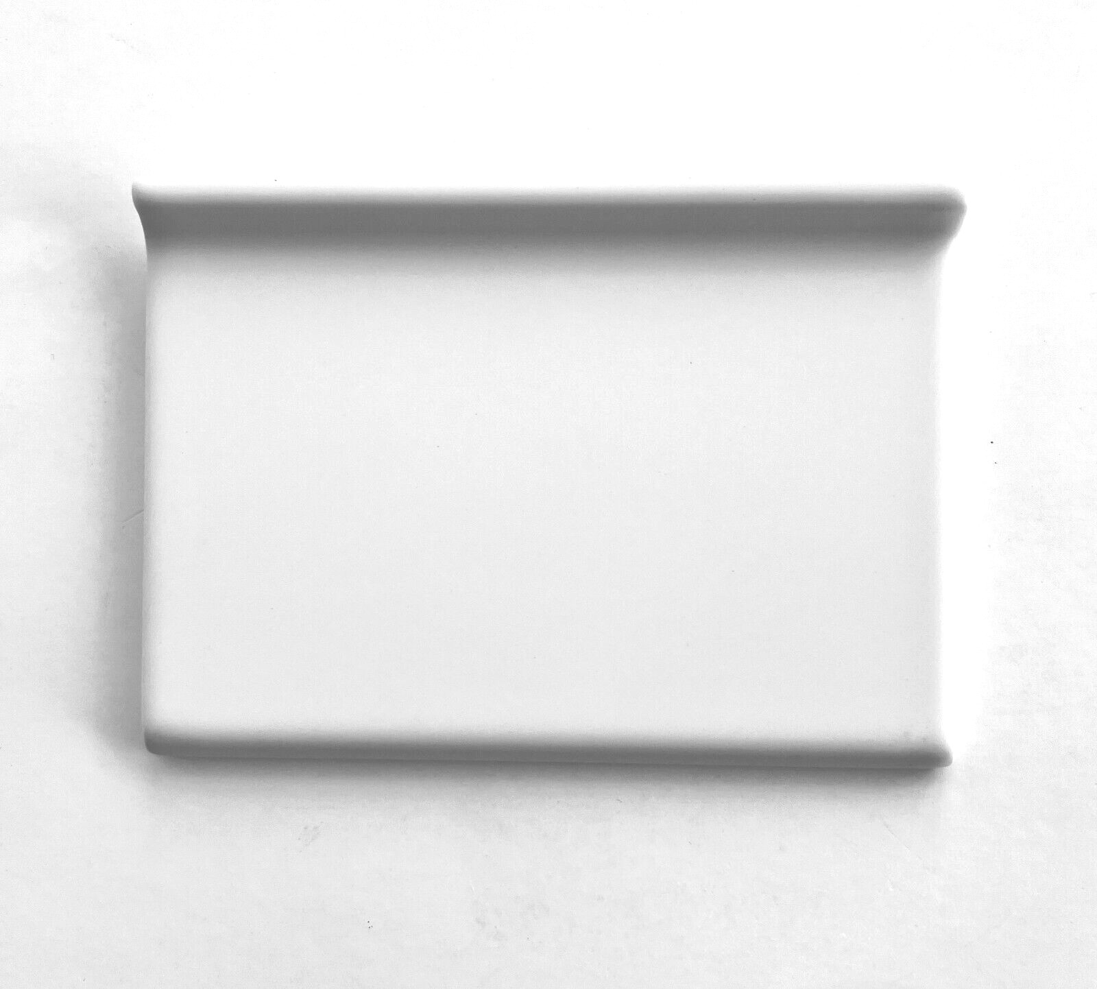 4×6 Arctic White Matte 0790 Ceramic Tile Sanitary Cove Base Wall Floor Trim