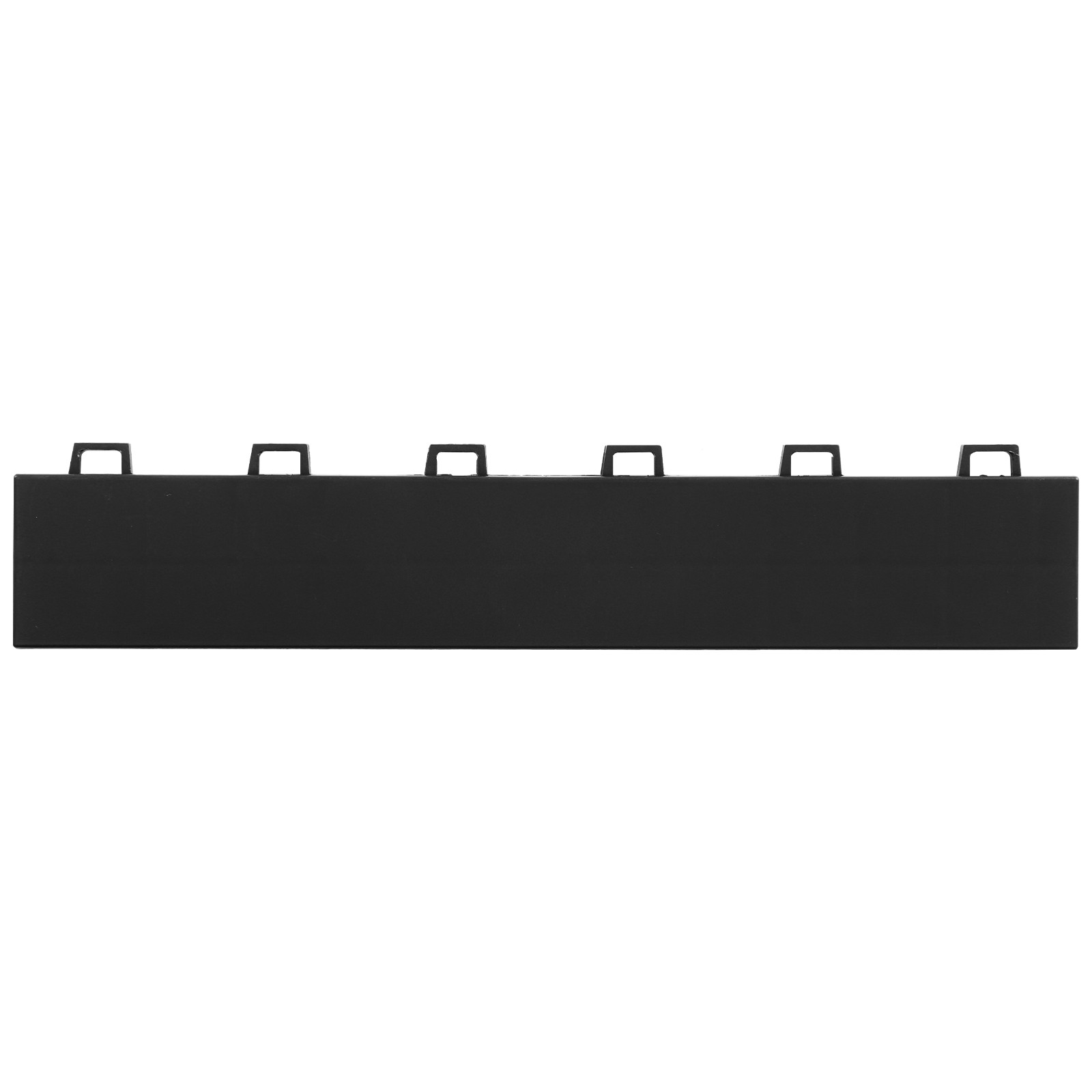 Uimoso 15-Piece Interlocking Garage Floor Edge Kit – Slip-Resistant Black