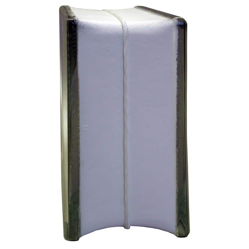 8″x8″x3″ Ice Pattern Glass Block (10-Pack) – 3″ Thick Series, Actual 7.75″x7.75″