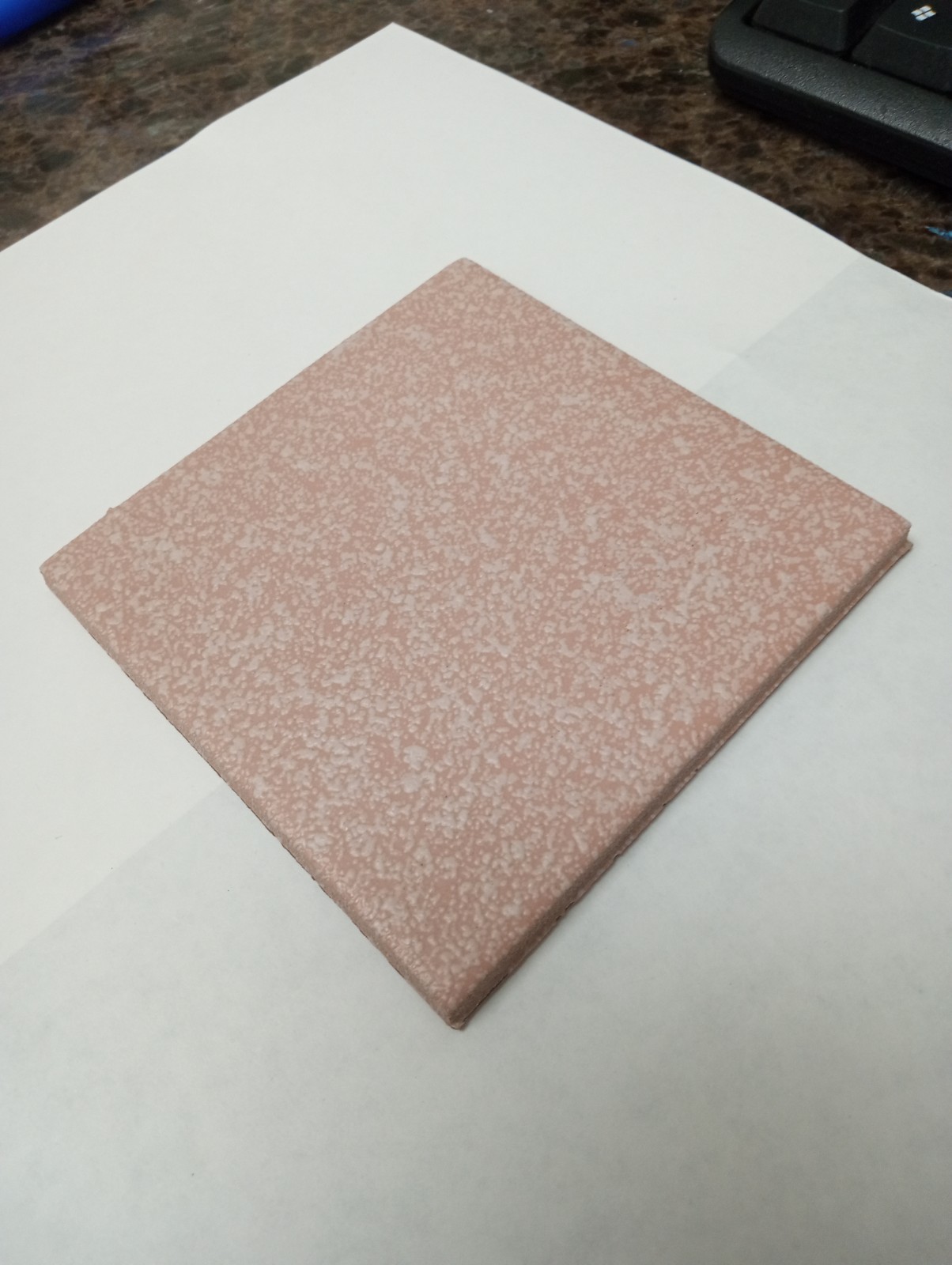4×4 Tile Textured Light Pink Loose Wall Remodel Ceramic C#I98-211 Sample
