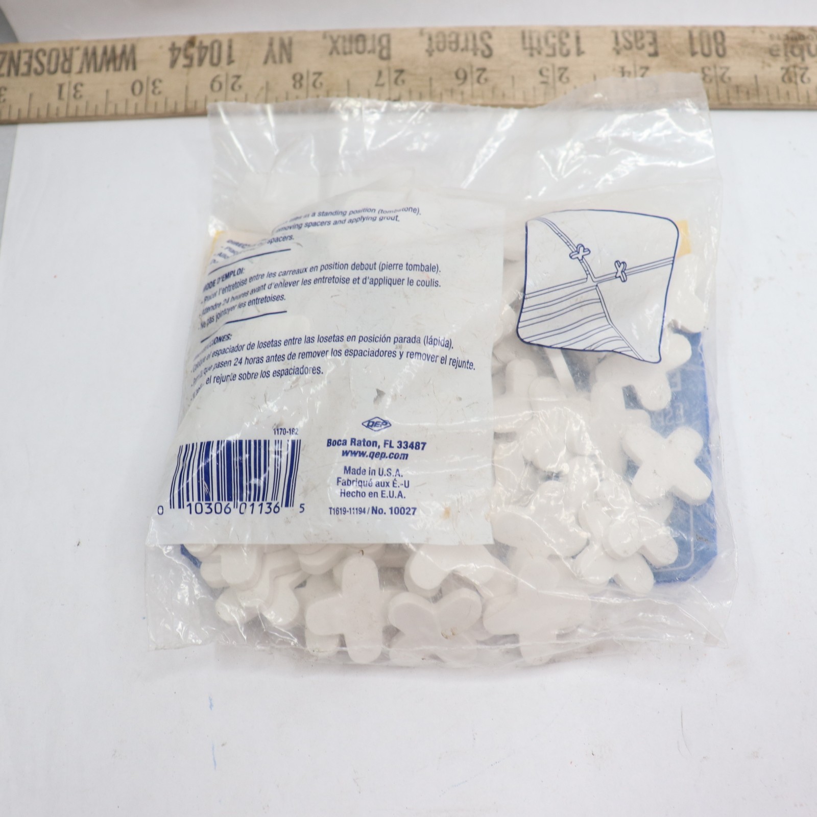 (Approx 100-Pk) QEP Traditional Flexible Tile Spacers 3/8″ 10027