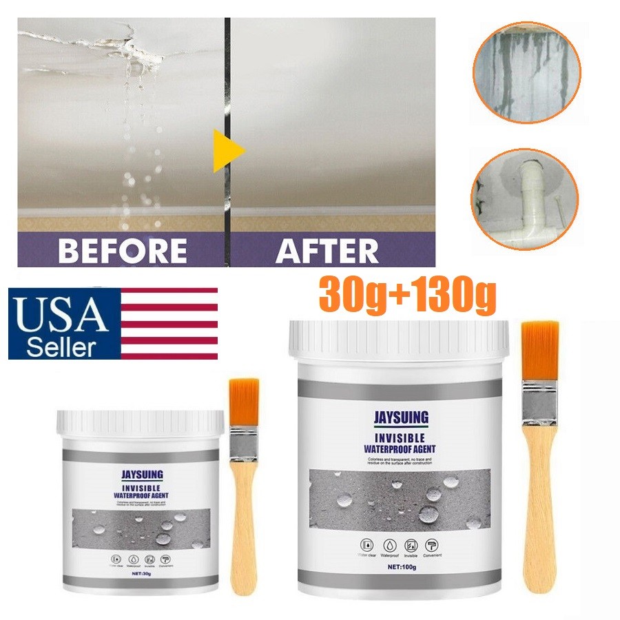 1/2x Super Strong Bonding Roof leak-proof Sealant Invisible Waterproof Agent US