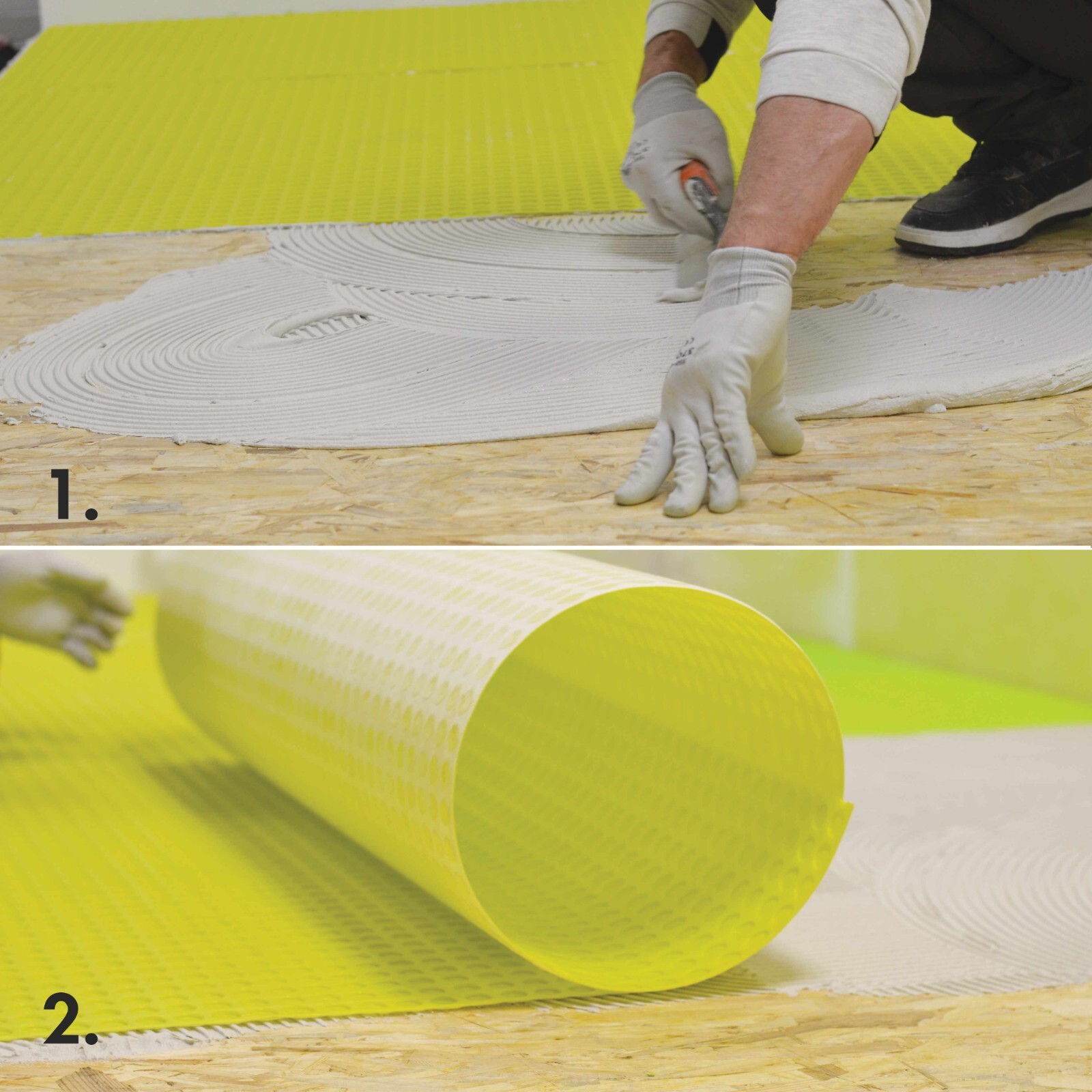 Profilitec Floortec Uncoupling Anti-Fracture Waterproof Underlayment Membrane