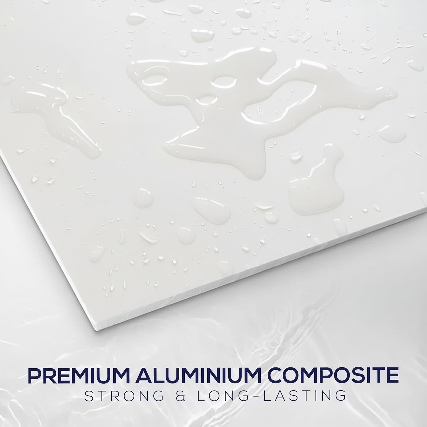 6-Pack 2×2 Ft Aluminum Drop Ceiling Tiles – Reversible Black & White