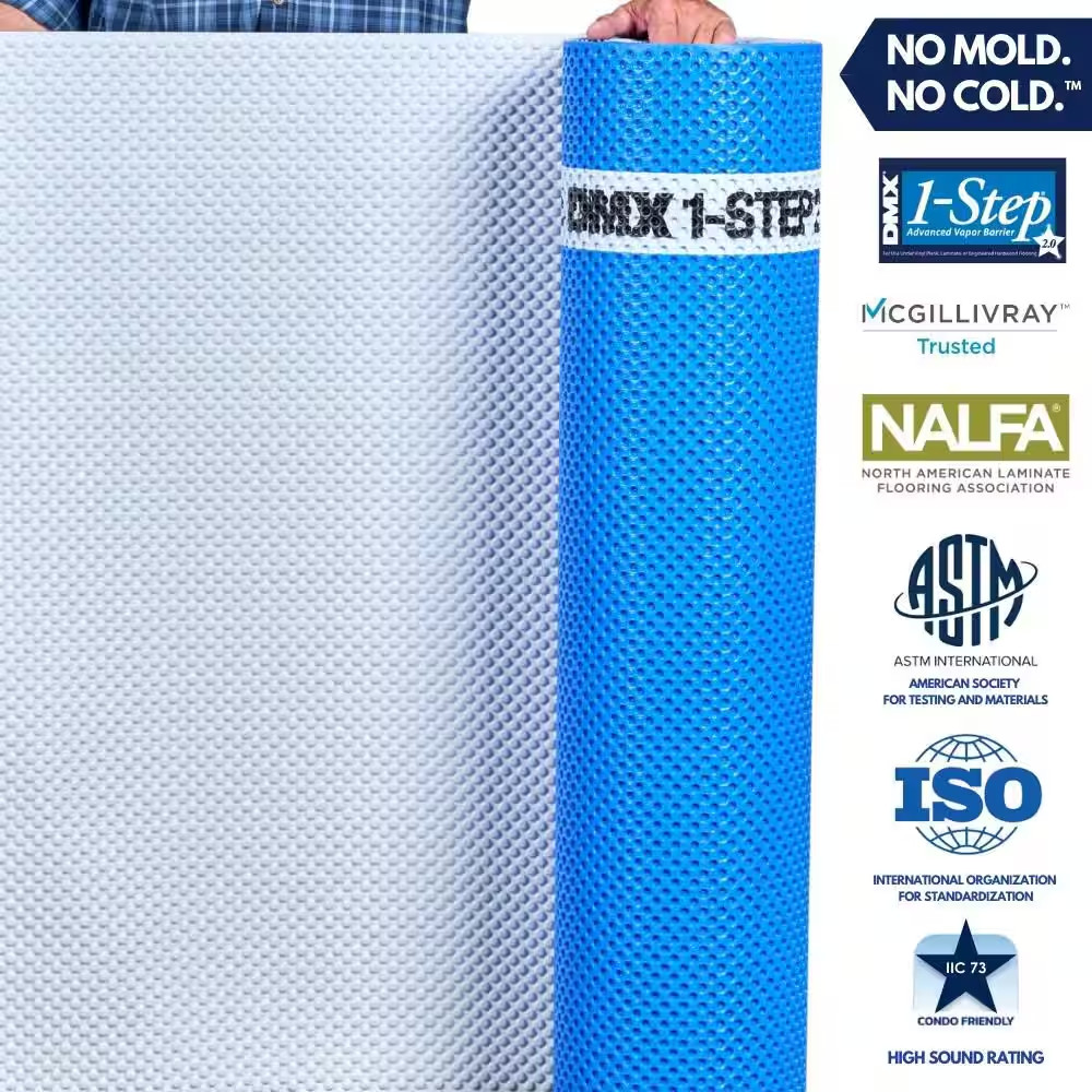 100 Sq. Ft. 3.6 Ft. X 29 Ft. X 5/.32 In. Underlayment for Vinyl Planks, Laminate