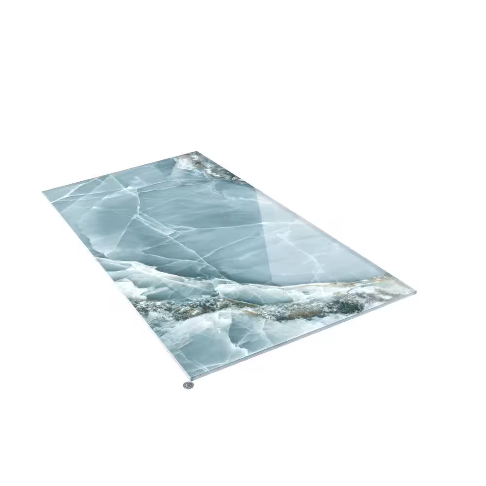 Splendor Onyx Green 24 In. X 48 In. Porcelain Rectangular Wall and Floor Tile (1