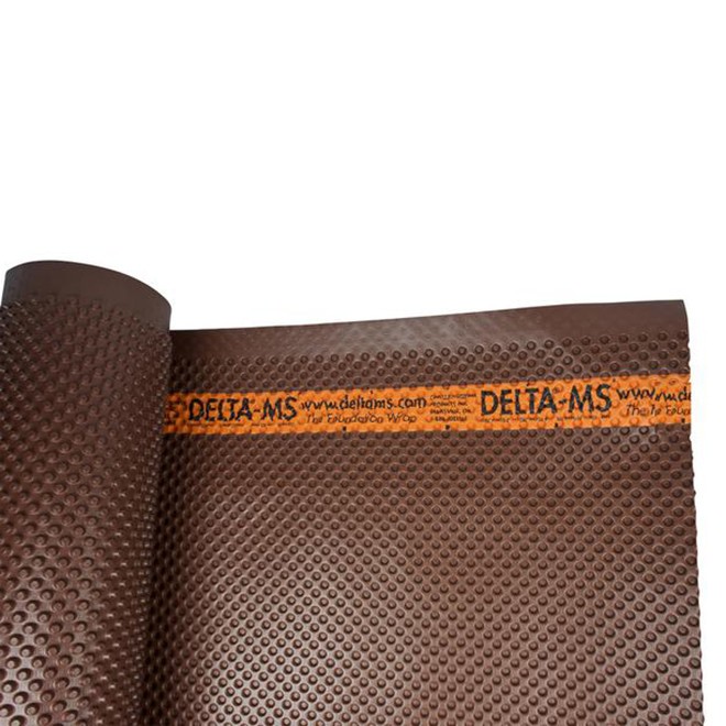 Dörken Delta-MS 3.5 ft x 65.6 ft (229 SqFt/Roll) Foundation Waterproofing Mat