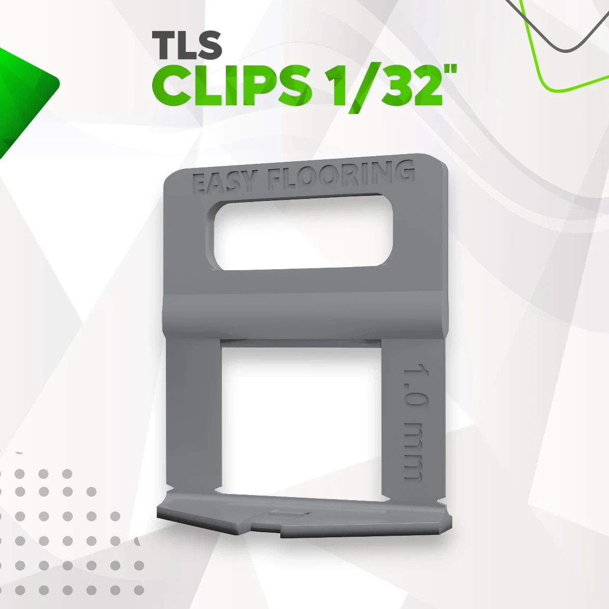 Tile Leveling System Clips 1/32″ (1.0 mm) – Standard Spacers