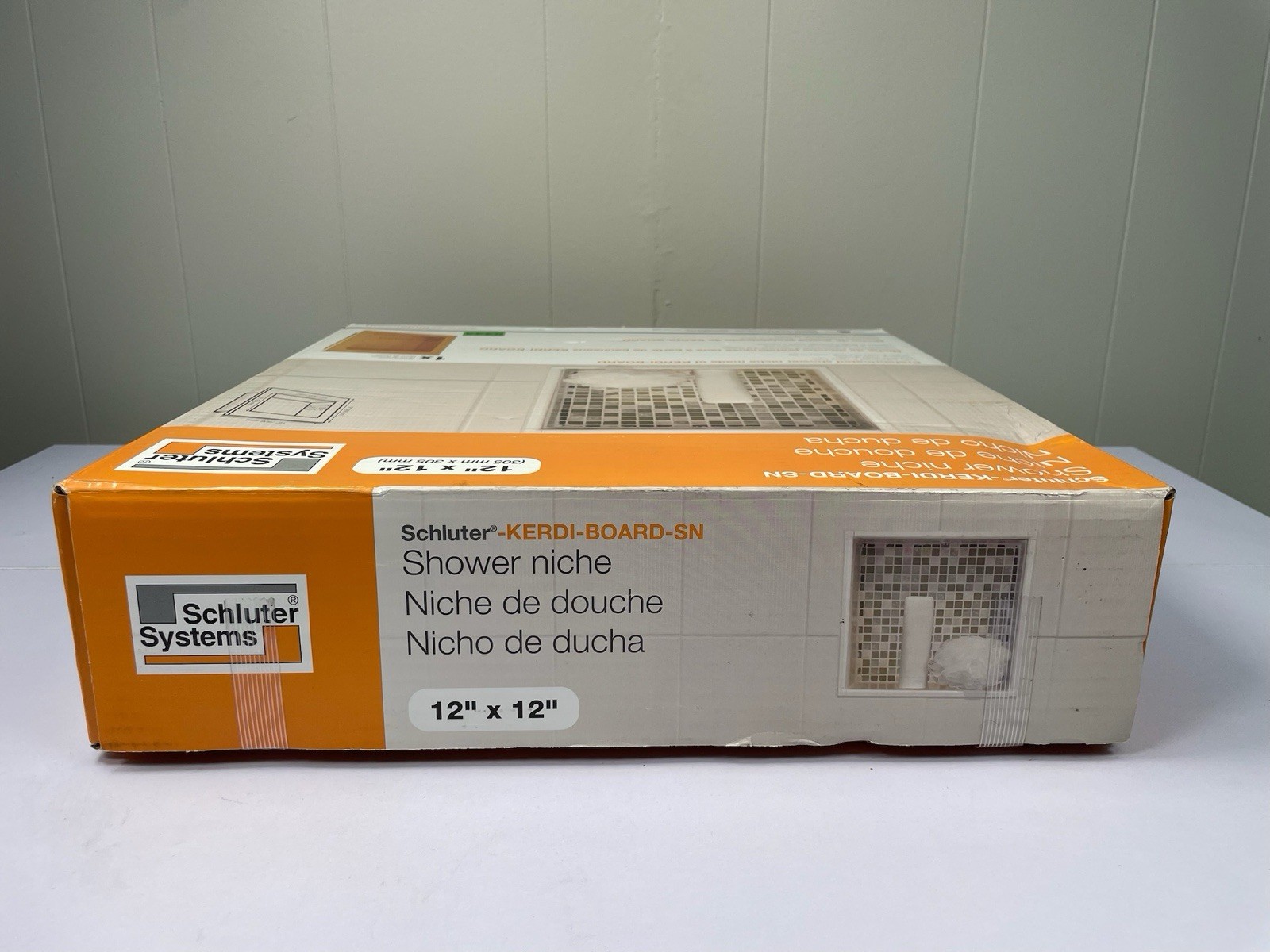 Schluter KERDI-BOARD-SN Shower Niche 12×12 Waterproof Tile Ready Open Box